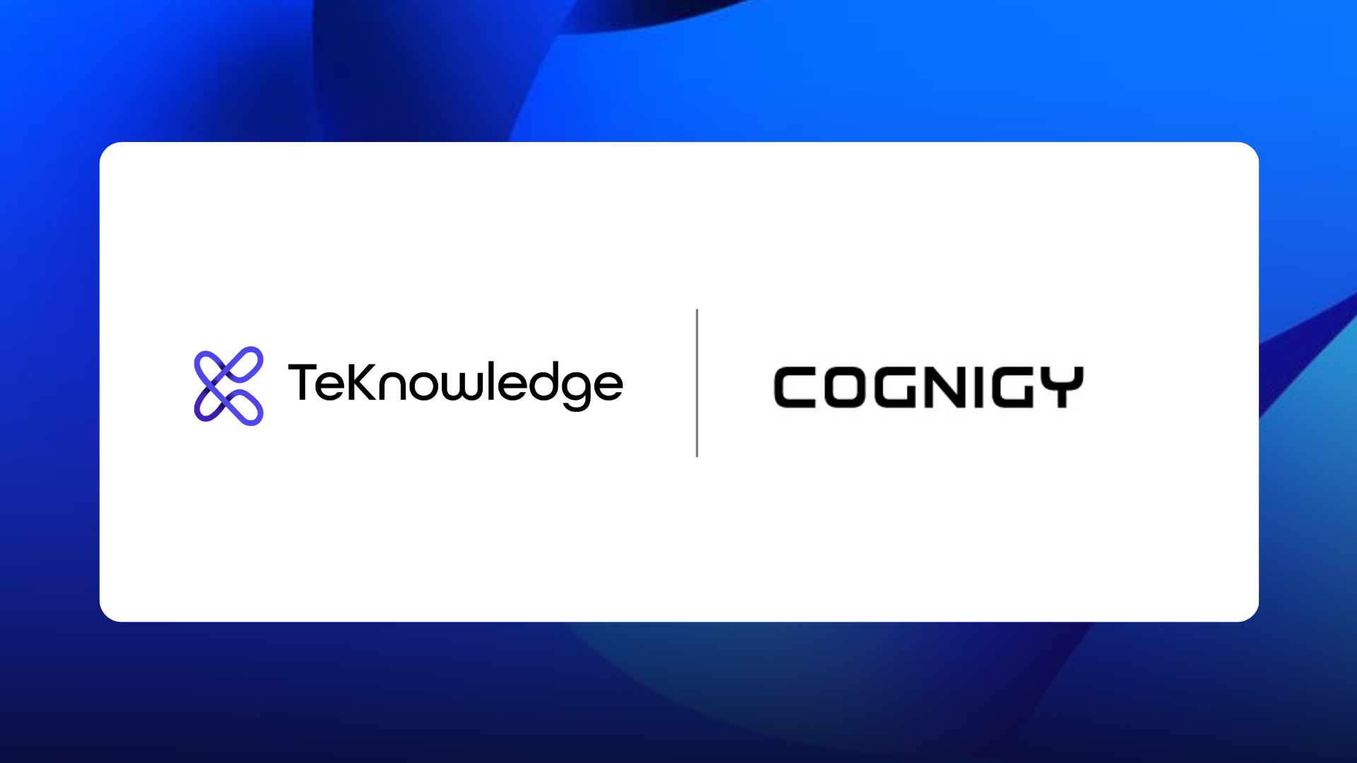 Cognigy And TeKnowledge Partner To Accelerate Agentic AI Adoption In The Enterprise