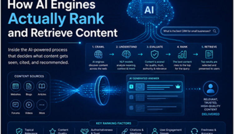 How AI Engines Actually Rank And Retrieve Content
